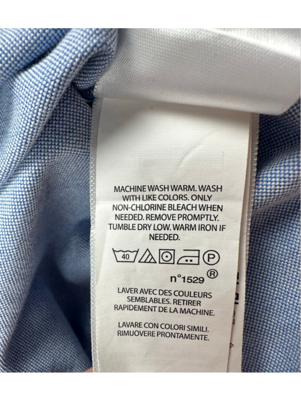 Polo by Ralph Lauren Light Blue Button-Down Shirt - Picture 13 of 13